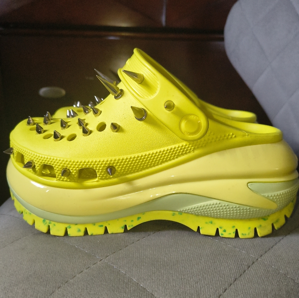 Crocs Mega Crush Platforms Customized Acidity - Picture 4 of 8
